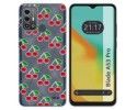 Funda Silicona para Zte Blade A53 Pro diseño Cerezas Dibujos