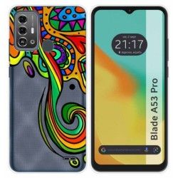 Funda Silicona para Zte Blade A53 Pro diseño Colores Dibujos