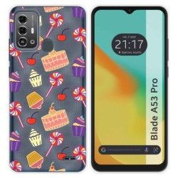 Funda Silicona para Zte Blade A53 Pro diseño Dulces 01 Dibujos