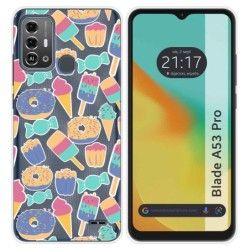 Funda Silicona para Zte Blade A53 Pro diseño Dulces 02 Dibujos