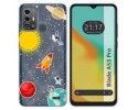 Funda Silicona para Zte Blade A53 Pro diseño Espacio Dibujos