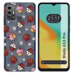 Funda Silicona para Zte Blade A53 Pro diseño Muffins Dibujos