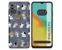 Funda Silicona para Zte Blade A53 Pro diseño Perros Dibujos