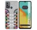 Funda Silicona para Zte Blade A53 Pro diseño Zapatillas 04 Dibujos