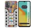 Funda Silicona para Zte Blade A53 Pro diseño Zapatillas 05 Dibujos