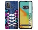 Funda Silicona para Zte Blade A53 Pro diseño Zapatillas 06 Dibujos