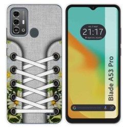 Funda Silicona para Zte Blade A53 Pro diseño Zapatillas 08 Dibujos