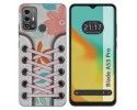 Funda Silicona para Zte Blade A53 Pro diseño Zapatillas 09 Dibujos