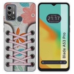 Funda Silicona para Zte Blade A53 Pro diseño Zapatillas 09 Dibujos