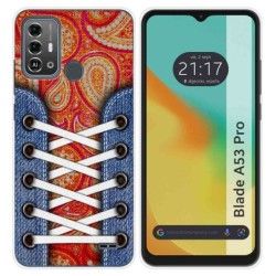 Funda Silicona para Zte Blade A53 Pro diseño Zapatillas 10 Dibujos