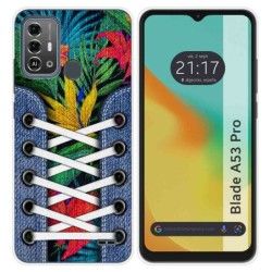 Funda Silicona para Zte Blade A53 Pro diseño Zapatillas 12 Dibujos