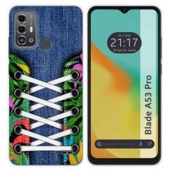 Funda Silicona para Zte Blade A53 Pro diseño Zapatillas 13 Dibujos