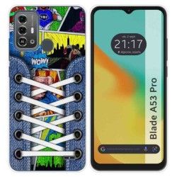Funda Silicona para Zte Blade A53 Pro diseño Zapatillas 14 Dibujos