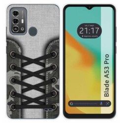 Funda Silicona para Zte Blade A53 Pro diseño Zapatillas 16 Dibujos