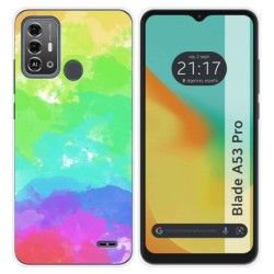 Funda Silicona para Zte Blade A53 Pro diseño Acuarela 03 Dibujos