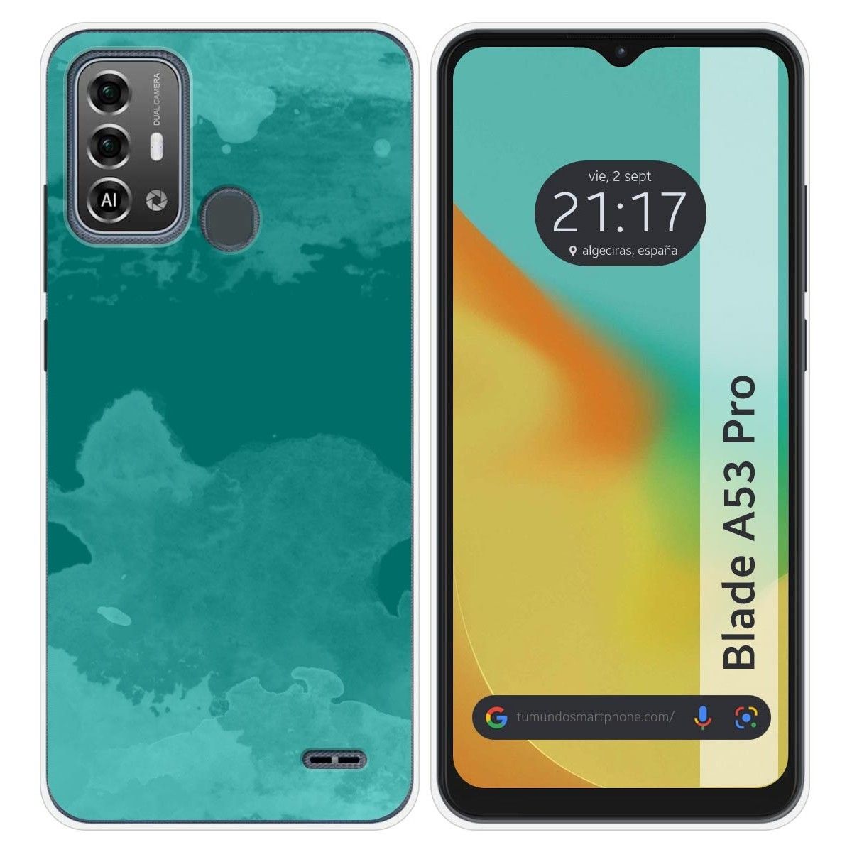 Funda Silicona para Zte Blade A53 Pro diseño Acuarela 06 Dibujos