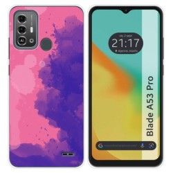 Funda Silicona para Zte Blade A53 Pro diseño Acuarela 07 Dibujos