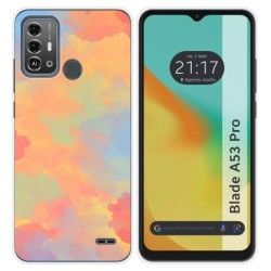 Funda Silicona para Zte Blade A53 Pro diseño Acuarela 08 Dibujos