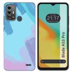 Funda Silicona para Zte Blade A53 Pro diseño Acuarela 10 Dibujos