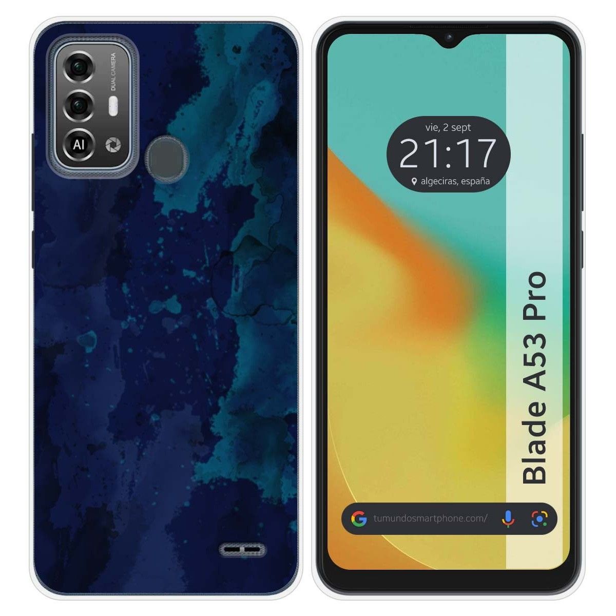 Funda Silicona para Zte Blade A53 Pro diseño Acuarela 13 Dibujos