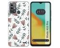 Funda Silicona para Zte Blade A53 Pro diseño Flores 01 Dibujos