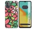 Funda Silicona para Zte Blade A53 Pro diseño Flores 02 Dibujos