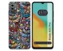 Funda Silicona para Zte Blade A53 Pro diseño Flores 04 Dibujos