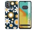 Funda Silicona para Zte Blade A53 Pro diseño Flores 08 Dibujos