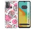 Funda Silicona para Zte Blade A53 Pro diseño Flores 09 Dibujos