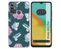 Funda Silicona para Zte Blade A53 Pro diseño Flores 10 Dibujos