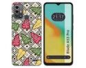 Funda Silicona para Zte Blade A53 Pro diseño Flores 11 Dibujos