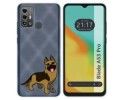 Funda Silicona para Zte Blade A53 Pro diseño Perros 03 Dibujos