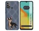 Funda Silicona para Zte Blade A53 Pro diseño Perros 05 Dibujos