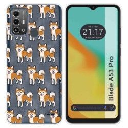 Funda Silicona para Zte Blade A53 Pro diseño Perros 08 Dibujos