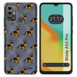 Funda Silicona para Zte Blade A53 Pro diseño Perros 09 Dibujos