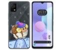 Funda Silicona Transparente para TCL 406 diseño Cabra Dibujos