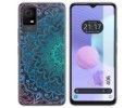 Funda Silicona Transparente para TCL 406 diseño Mandala Dibujos
