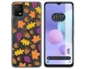 Funda Silicona Transparente para TCL 406 diseño Otoño Dibujos