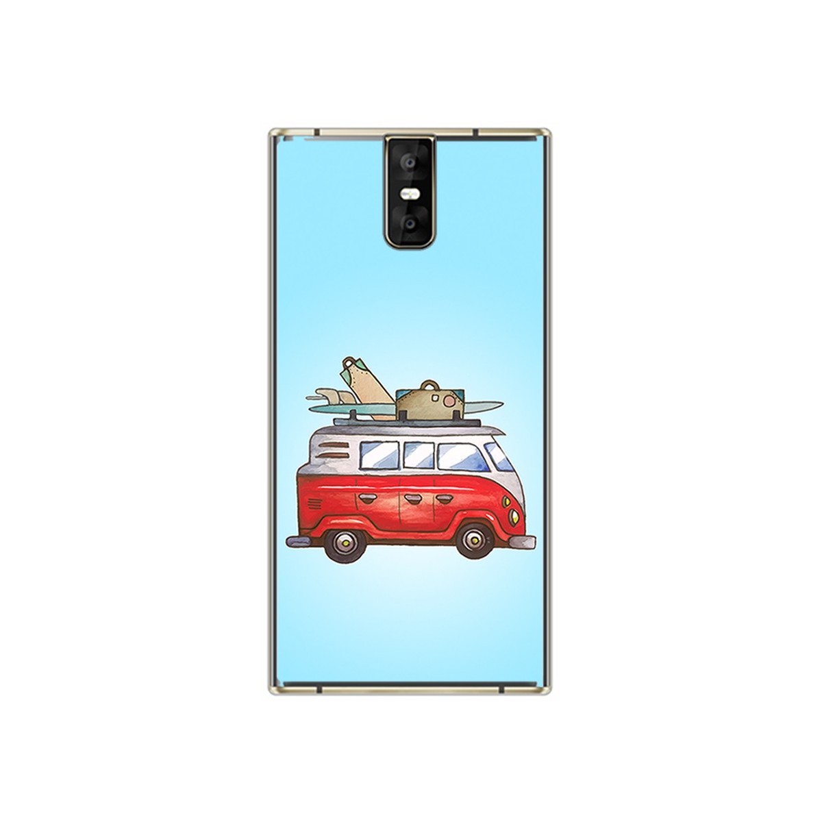 Funda Gel Tpu para Oukitel K3 Diseño Furgoneta Dibujos