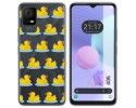 Funda Silicona Transparente para TCL 406 diseño Pato Dibujos