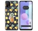 Funda Silicona Transparente para TCL 406 diseño Piña Dibujos