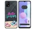 Funda Silicona Transparente para TCL 406 diseño Summer Dibujos