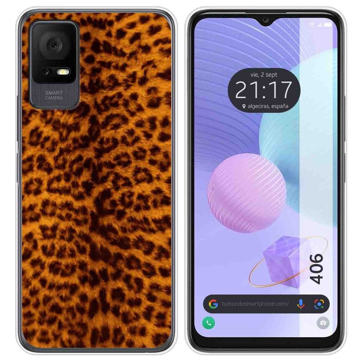 Funda Silicona para TCL 406 diseño Animal 03 Dibujos