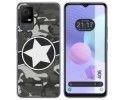 Funda Silicona para TCL 406 diseño Camuflaje 02 Dibujos