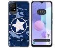 Funda Silicona para TCL 406 diseño Camuflaje 03 Dibujos