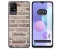 Funda Silicona para TCL 406 diseño Ladrillo 01 Dibujos