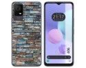Funda Silicona para TCL 406 diseño Ladrillo 05 Dibujos