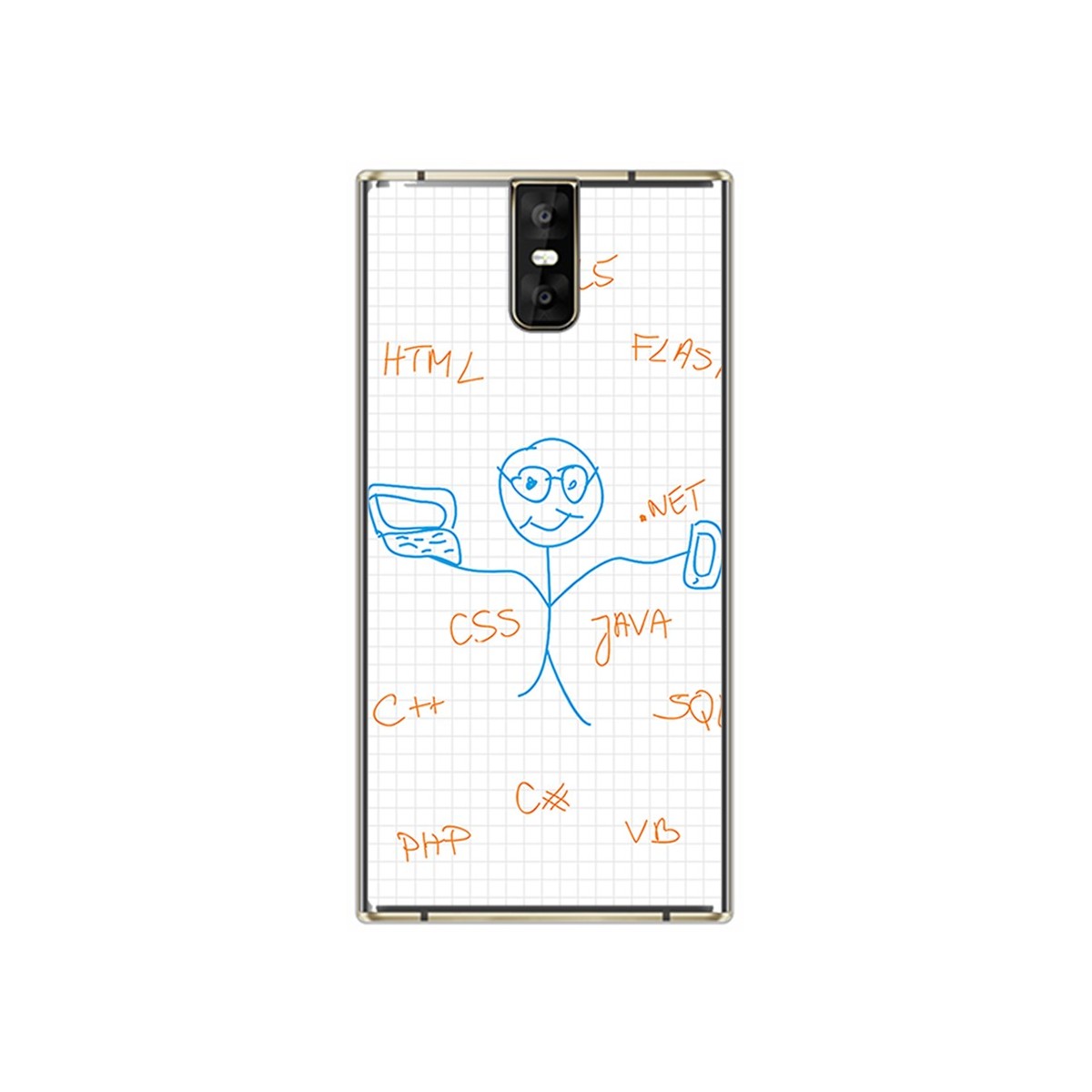 Funda Gel Tpu para Oukitel K3 Diseño Informatico Dibujos