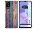 Funda Silicona para TCL 406 diseño Madera 10 Dibujos