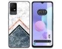 Funda Silicona para TCL 406 diseño Mármol 05 Dibujos